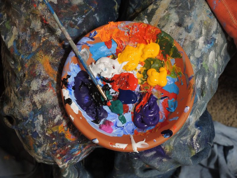 絵の具の画像